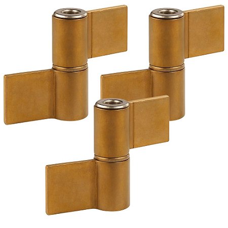 KIT 3 GONZO COM ABAS Nº 2 - 3/4" X 1", BICROMATIZADO VONDER