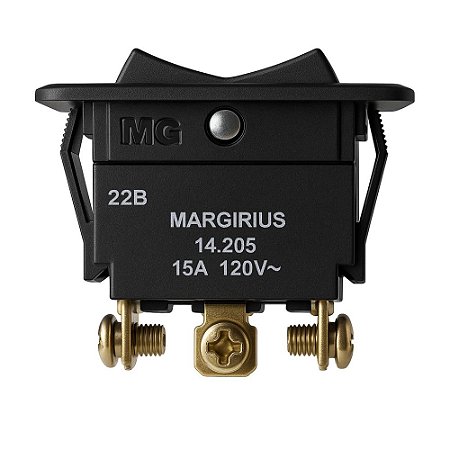 CHAVE PULSANTE REVERSORA 6POLO MFT1FP1Q INT. BIP. 15A MARGIRIUS