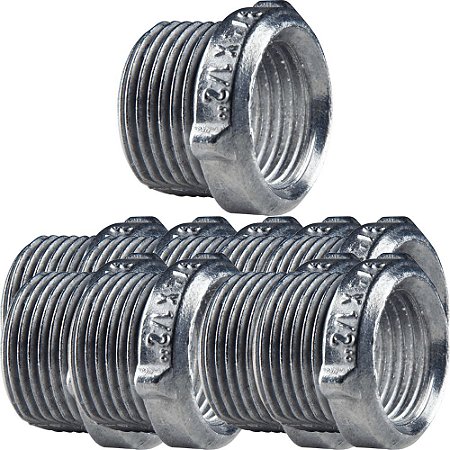 KIT 10 BUCHA REDUCAO  1 X 3/4 56124/003 TRAMONTINA ALUMINIO