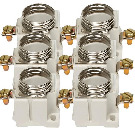 KIT 06 BASE PARA  FUSIVEL DIAZED 25A 250V