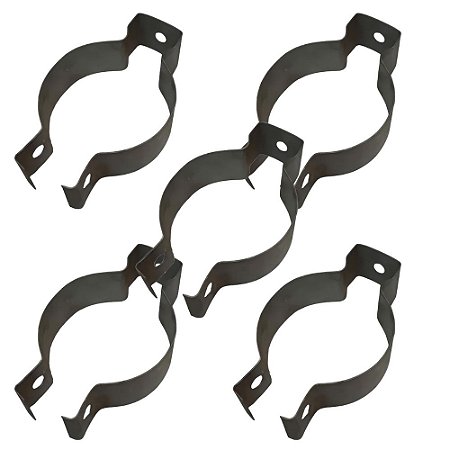 KIT 05 ABRACADEIRA TIPO D 1 1/4" COM PARAFUSO