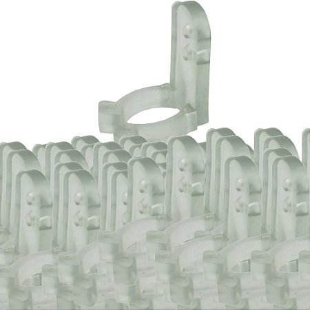 KIT 50 CLIP DE FIXACAO A14 13MM PARA MANGUEIRA DE LED