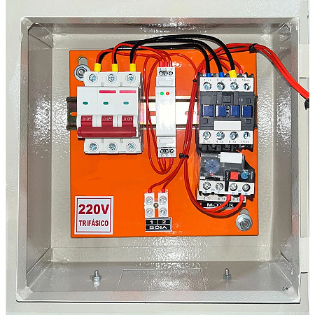 PAINEL BOMBA SUBMERSA TRIFASICA 220V COM SAIDA BOIA