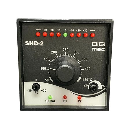 CONTROLADOR TEMPERATURA SHD-2 300C 220VCA J 72X72 DIGIMEC