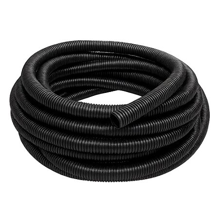 KIT 10MT ELETRODUTO 1" TUBO CORRUGADO PRETO GUIA