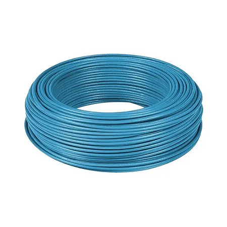 ROLO CABO FLEXIVEL 1,5 MM AZUL 100MT 750V COPERFIO