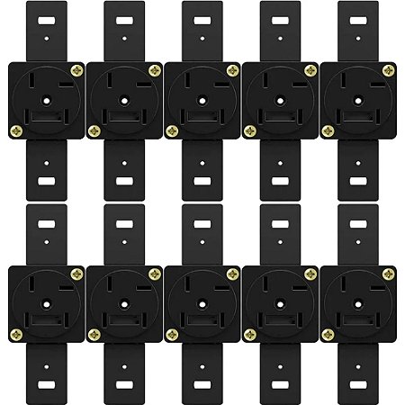 KIT 10 TOMADAS DE TELEFONE 4 POLOS PADRÃO TELEBRAS PT IRIEL