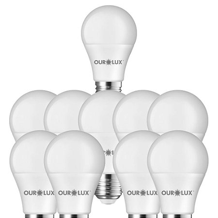KIT 10 LAMPADA SUPERLED 15W 1311 LM E27 6500K OUROLUX