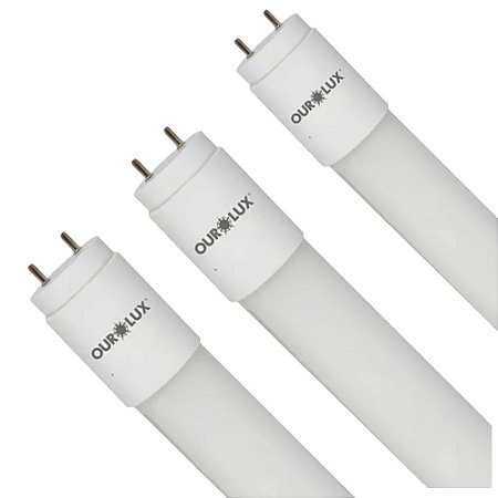 KIT 03 LAMPADA SUPERLED LED TUBOLAR T5 9W 60CM 4000K OUROLUX