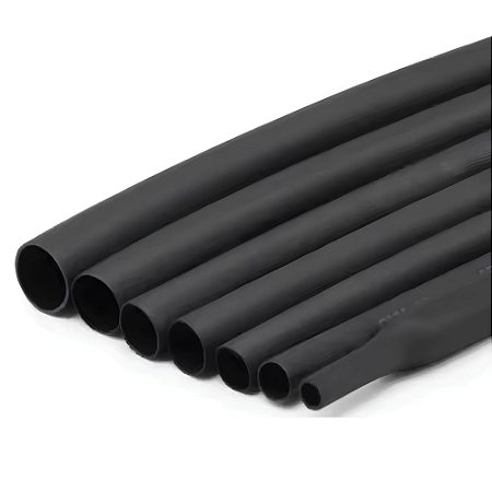 KIT ESPAGUETE TERMO-RETRÁTIL 2,5, 4, 6, 10, 16, 20, 40,0MM (2MT DE CADA)