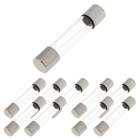 KIT 10 FUSIVEL VIDRO GRANDE 25A