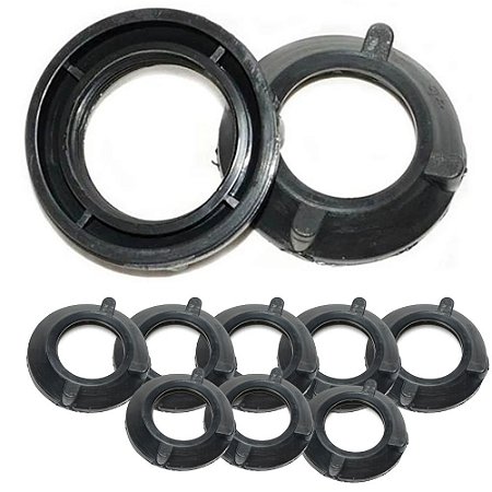 Kit Com 10pçs Jogo Arruela/bucha Pvc 2. 1/2 (5 X 2. 1/2)