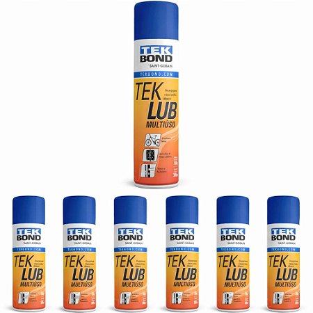 KIT 10 LUBRIFICANTE SPRAY 300ML/150G TEKBOND