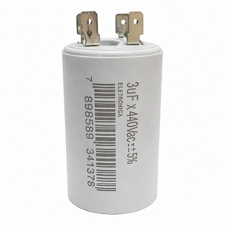 CAPACITOR METALIZADO 3 UF X 440V C/ TERMINAL