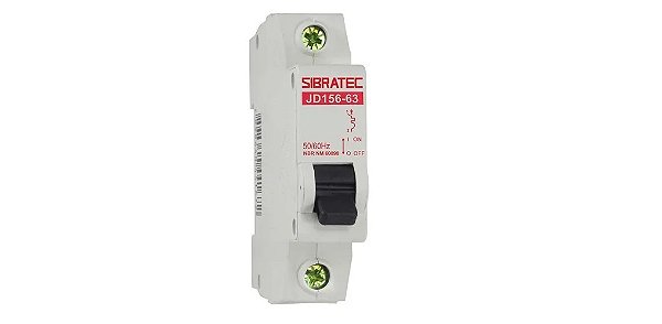 DISJUNTOR DIN UNIPOLAR 70A SIBRATEC
