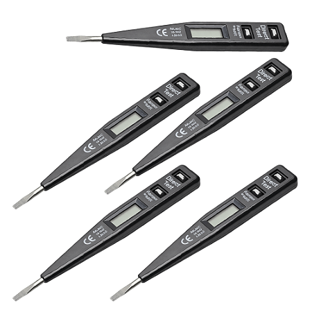 KIT 05 CHAVE TESTE DIGITAL 12 À 220VAC