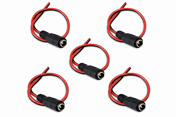 KIT 5 RABICHO 20CM P4 FEMEA FIO PT VM