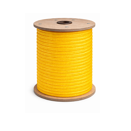 Corda Multifilamento Trançada 12mm Amarela Vonder 5m 10m 20m 50m Alta Resistência