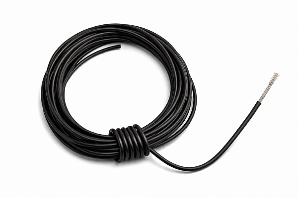 KIT 10MT CABO FIO TIAFLEX CABINHO 0,14MM 26 PRETO