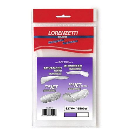 RESISTENCIA 127V 5500W ADVANCED/TOP JET ELETRONICA LORENZETTI