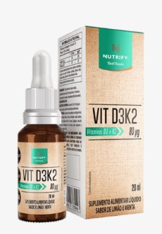 VITD3K2 - 20 ML  Vitamina D3 K2 Líquida NUTRIFY