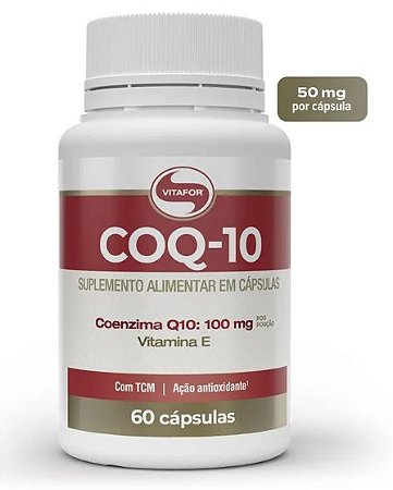 Coenzima Q10 - 60 cap (100mg p/ porção) - Vitafor