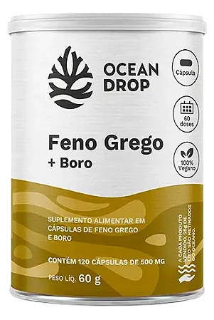 FENO GREGO + BORO - 120 caps 500mg - Ocean Drop
