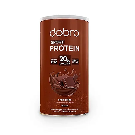 Sport Protein sabor Croc Belga 450g - Proteína Vegetal