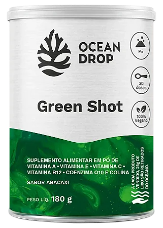 GREEN SHOT fonte de Antioxidantes - OCEAN DROP