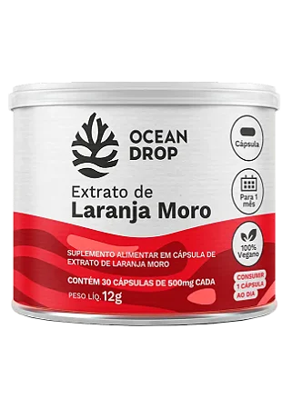 EXTRATO DE LARANJA MORO - MOROSIL em cápsulas OCEAN DROP