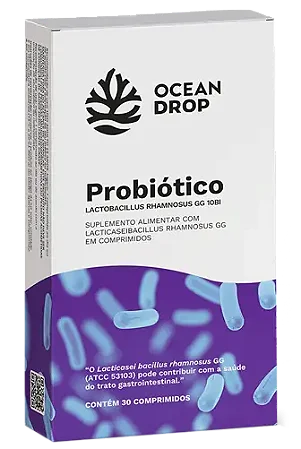 PROBIÓTICO em Cápsulas Lactobacillus Rhamnosus GG - OCEAN DROP