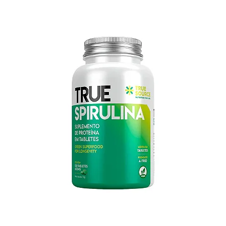 Spirulina 120 Tabletes 600mg - True Source