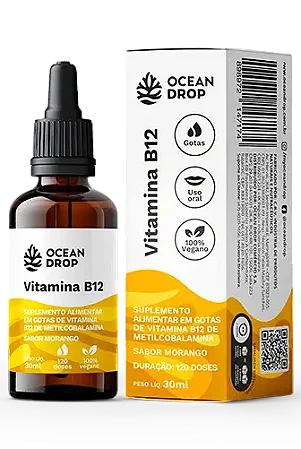 VITAMINA B12 Metilcobalamina Sublingual Gotas - OCEAN DROP