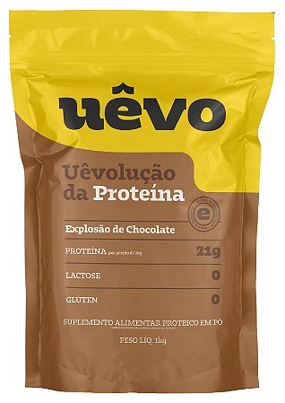 PROTEÍNA UÊVO 1kg - SEM GLÚTEN SEM LACTOSE