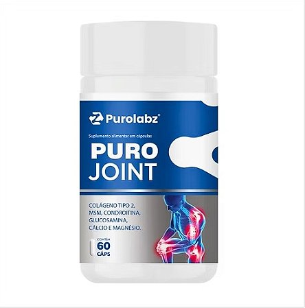 PURO JOINT Colágeno tipo II, MSM, Condroitina, Glucosamina - 60 caps
