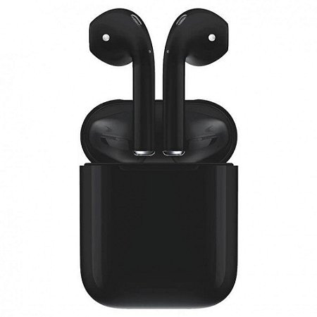 i12 inpods12 Preto Fone De Ouvido Sem Fio Intra-Auricular - PHimports