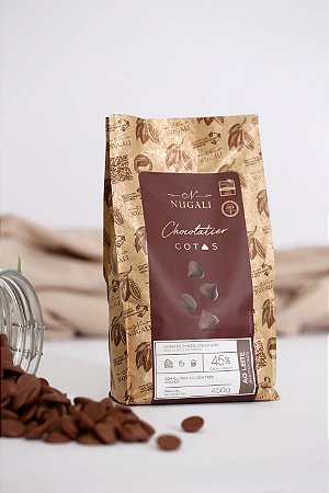 Gotas de Chocolate ao leite 45% cacau