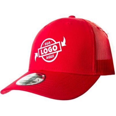 Boné Tomflex Unissex Unisser Masculino Feminino Tela Trucker Aberto Vermelho