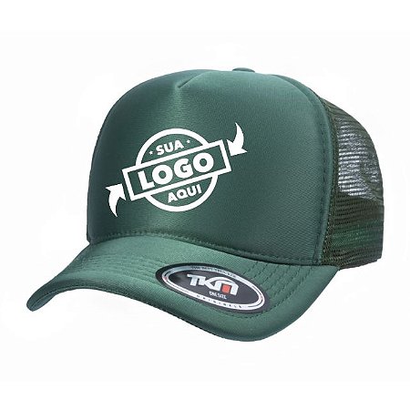 Boné Poliéster Verde Musgo