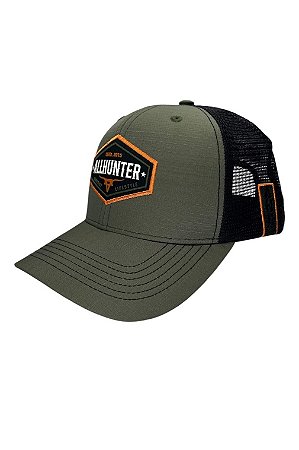 Boné All Hunter Premium Roper Verde com Preto 3501
