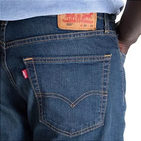 Calça Levis Masculina 505 Jeans Regular
