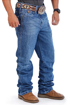 Calça Rodeo Farm Masculino Plus Size Bordado Verde Neon