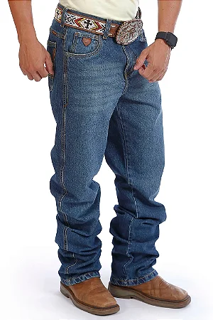 Calça Rodeo Farm Masculino Plus Size Bordado Dourado