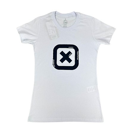 Camiseta TXC Feminina Estampada Branca  Ref 50860