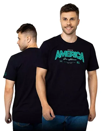 Camiseta Ox Horns Masculina Estampada Preta Ref 1725