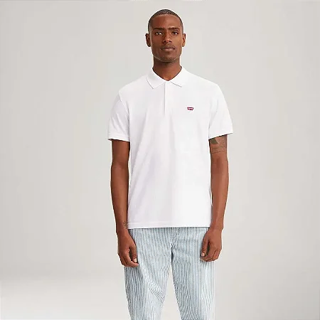 Camisa Polo Levi's Masculina Branca  LB0030006