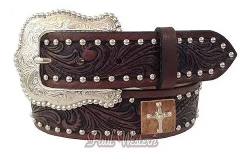 Cinto Paul Western Marrom 323