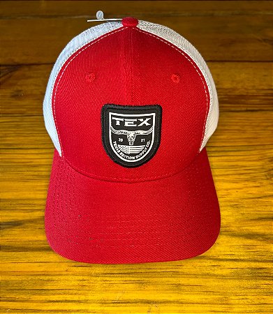 Boné Texas Edition Vermelho/Branco