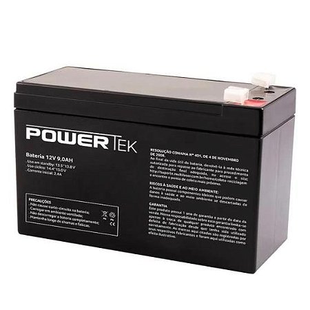 Bateria 12V 9Ah EN015 POWERTEK