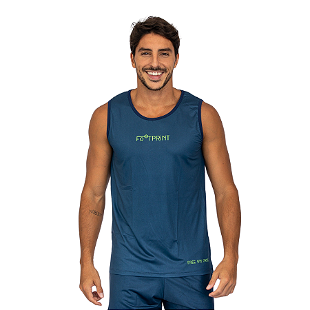 Regata Treino Masculino Free On Sand Azul Marinho